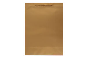 Пакет подарунковий золото 30*40*12см CSPB009