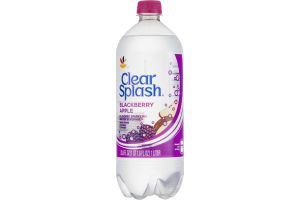 Ahold Clear Splash Flavored Sparkling Water Beverage Blackberry Apple