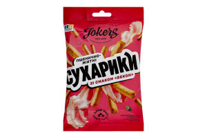 Сухарики пшенично-житні Бекон Jokers м/у 60г