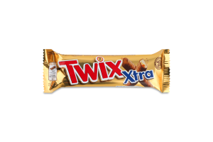 Печиво пісочне з карамеллю вкрите молочним шоколадом Xtra Twix м/у 2х37.5г