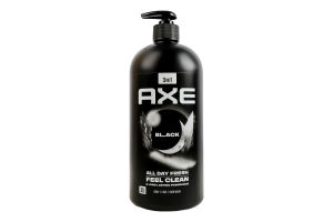 Гель для душа и шампунь 3в1 Black Axe 900мл