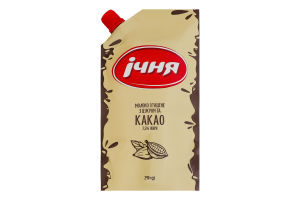 Молоко сгущенное 7.5% с сахаром и какао Ічня д/п 290г
