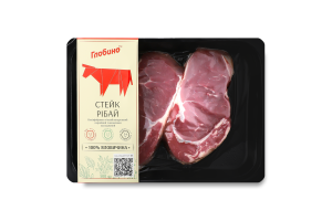 Стейк Глобино Рібай із яловичини н/ф охол в/у