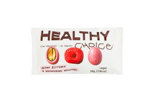 Драже фисташка в малиновом шоколаде Healthy Choice м/у 50г