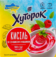 Кисель со вкусом малины Хуторок м/у 180г