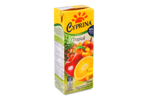 Сік тропічний 0,25л т/п Cyprina