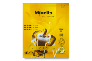 Кава Оро мелена смажена 10г в дріпах Мінеллі