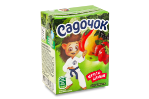 Cок с мякотью стерилизованный Мультивитамин Садочок т/п 200мл