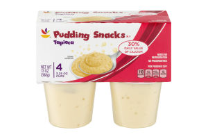 Ahold Pudding Snacks Tapioca - 4 CT