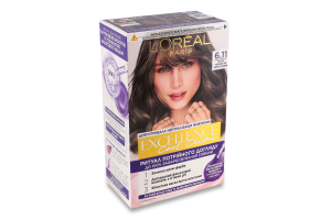 Крем-краска для волос стойкая защитная Excellence Cool Creme №6.11 L'Oreal Paris 1шт