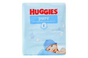 Серветки вологі для дітей Pure Huggies 4х56шт