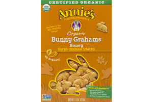 Annie's Homegrown Organic Bunny Grahams Honey