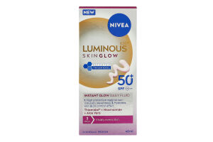 Флюид дневной SPF 50+ Сияние кожи Luminous630 Nivea 40мл