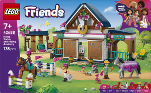 Конструктор для дітей від 7років №42688 Horse stable and riding academy Friends Lego 735ел