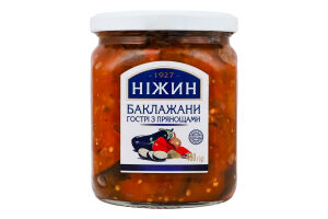 Баклажаны острые с восточными пряностями Ніжин с/б 460г