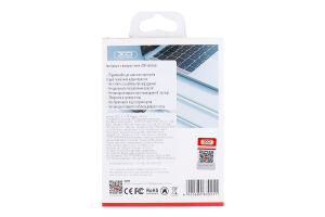 Кабель XO USB A-Micro B 2,4А Silver 1м NB216
