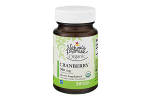 Nature's Promise 500mg Cranberry - 30 CT