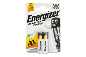 Батарейка AAA 1.5V LR03 Alkaline power Energizer 2шт