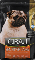 Корм д/собак з чутливим травленням Сібау Сенсітів Едалт Міні з ягням сухий 2,5кг Фарміна