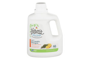 Nature's Promise 2X Laundry Detergent Citrus Cedarwood Scent