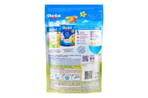 Каша молочна суха для дітей від 6міс швидкорозчинна Пшенична з печивом і грушею Bebi Premium д/п 200г