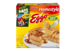 Kellogg's Eggo Waffles Homestyle - 24 CT