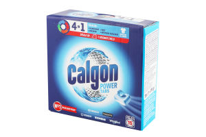 Засіб для захисту пральної машини у таблетках 4в1 Power Calgon 15шт