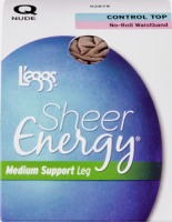 Leggs Sheer Energy Pantyhose Q Nude