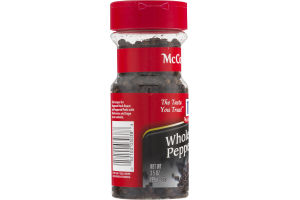 McCormick Whole Black Peppercorns