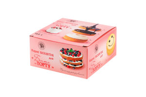 Коржі д/бенто-торту бісквітні 165г Трюфф Роял