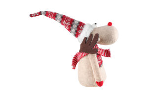 Прикраса декоративна Олень в ковпаку 30см