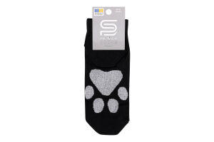 Шкарпетки жіночі Premier socks ЕКО.серд.ім.рез. лапка р.23-25 чорні Арт.3344