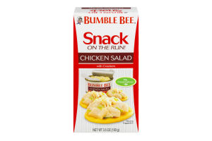 Bumble Bee Snack On The Run Chicken Salad With Crackers