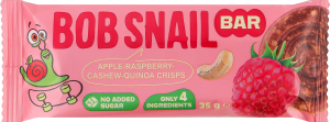 Батончик фруктово-ягідно-горіховий Яблуко-малина-кеш'ю-кріспи кіноа Bob Snail м/у 35г