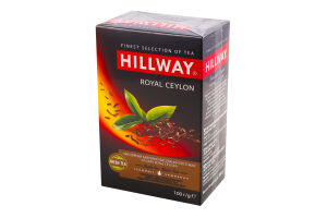 Чай чорний байховий листовий Royal Ceylon Hillway в/с к/у 100г