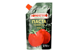 Паста томатная 25% асептического консервирования Томатіно в/с д/п 270г