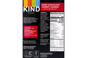 KIND Bars Dark Chocolate Cherry Cashew - 5 CT