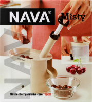 Пристрій для видалення кісточок з контейнером пластик 19см №10-186-009 Misty Nava 1шт