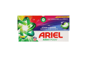 Капсули для прання Ariel Все в 1 для кольорового