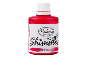 Краситель пищевой розовый Shimmer Criamo п/бут 30г