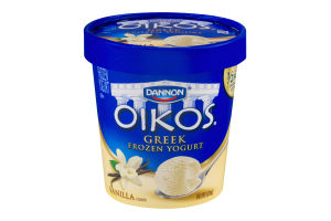 Dannon Oikos Greek Frozen Yogurt Vanilla Flavor