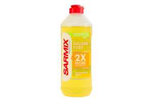 Средство для мытья посуды гелеобразное Golden yuzu Ultra Sarmix 500мл