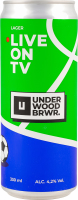 Пиво Underwood Brewery Live On TV світле з/б