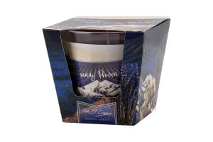 Свічка ароматична Tindra Лавандове поле 130г скло Пако ІФ