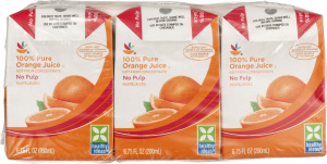 Ahold 100% Pure Orange Juice No Pulp - 6 CT
