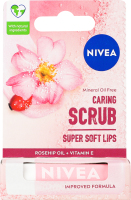 Скраб-бальзам для губ с маслом шиповника Nivea 4.8г