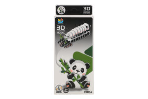 Пазл 3D Панда 6,5*3,5*6,5см Sinergy
