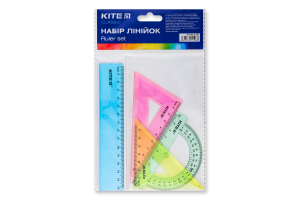 Набір лінійок Kite Classic 15 см 2 кос. трансп. K-