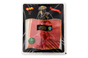 Хамон Серрано 9-11місяців нарізка 250г в/у Порксас