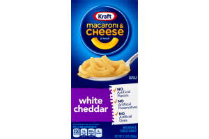 Kraft Macaroni & Cheese Dinner White Cheddar